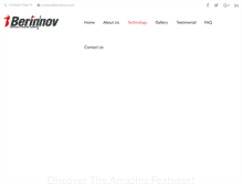Tablet Screenshot of berininov.com